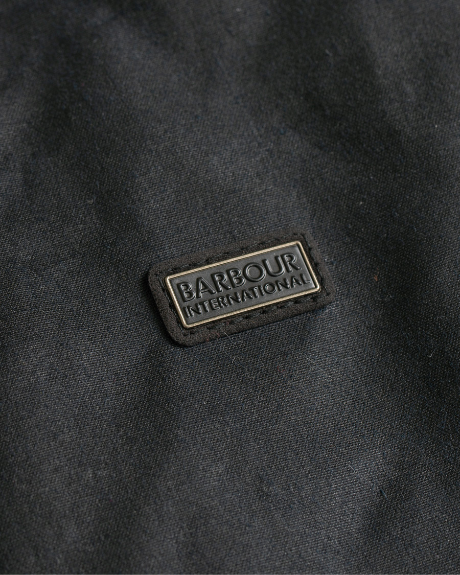 Herr | Jackor | Barbour International | Kevlar Wax Jacket Navy
