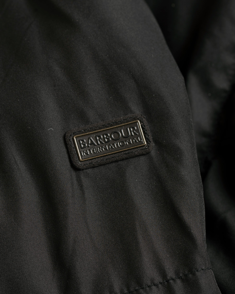 Herr | Jackor | Barbour International | Derny Fiber Down Quilt Jacket Black
