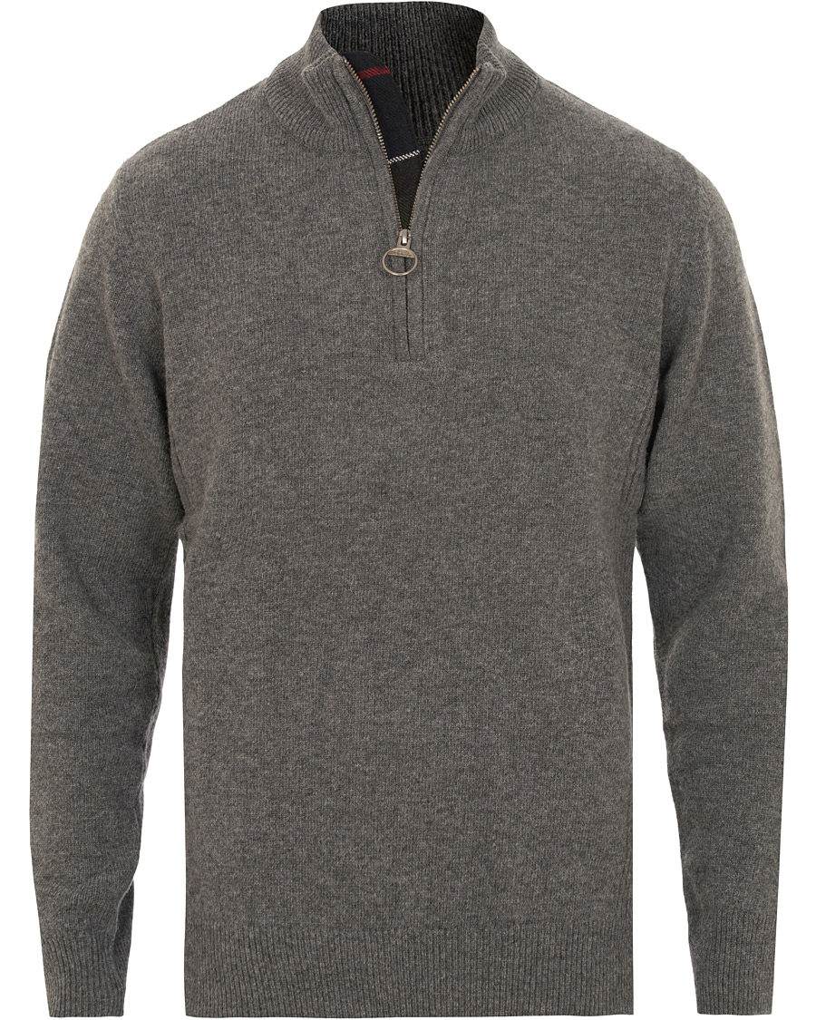 Herr | Tröjor | Barbour Lifestyle | Holden Half Zip Mid Grey Marl