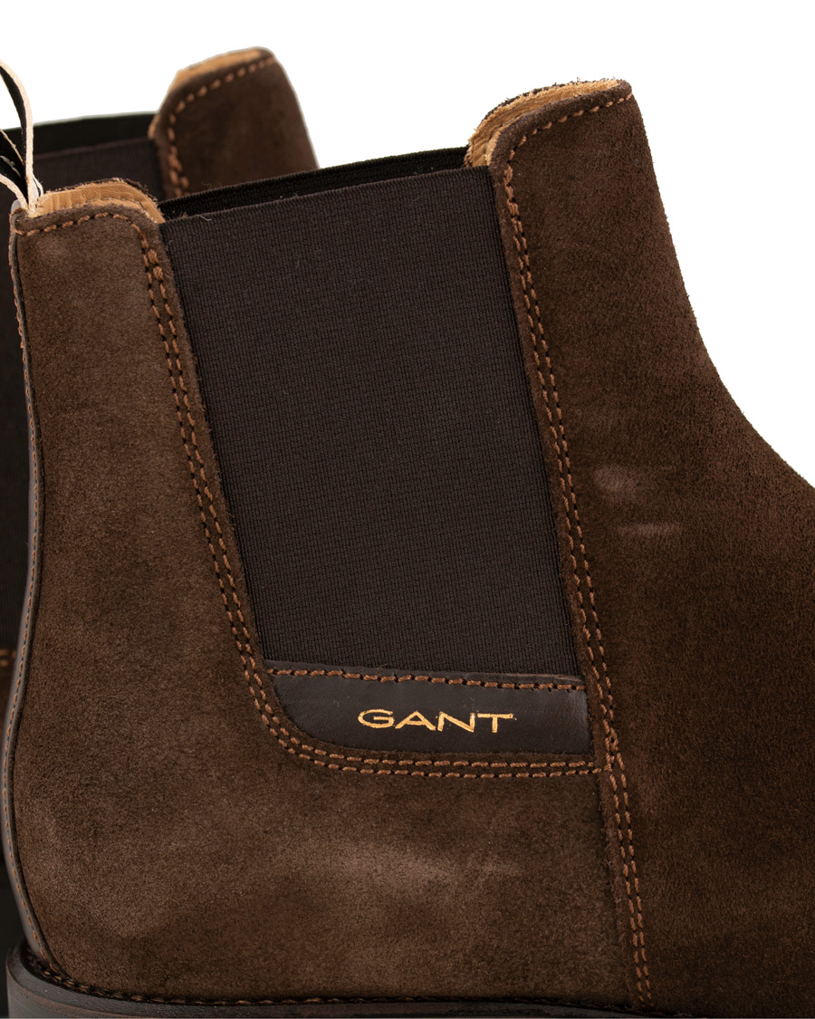 Herr | GANT James Chelsea Boot Dark Brown Suede | GANT | James Chelsea Boot Dark Brown Suede