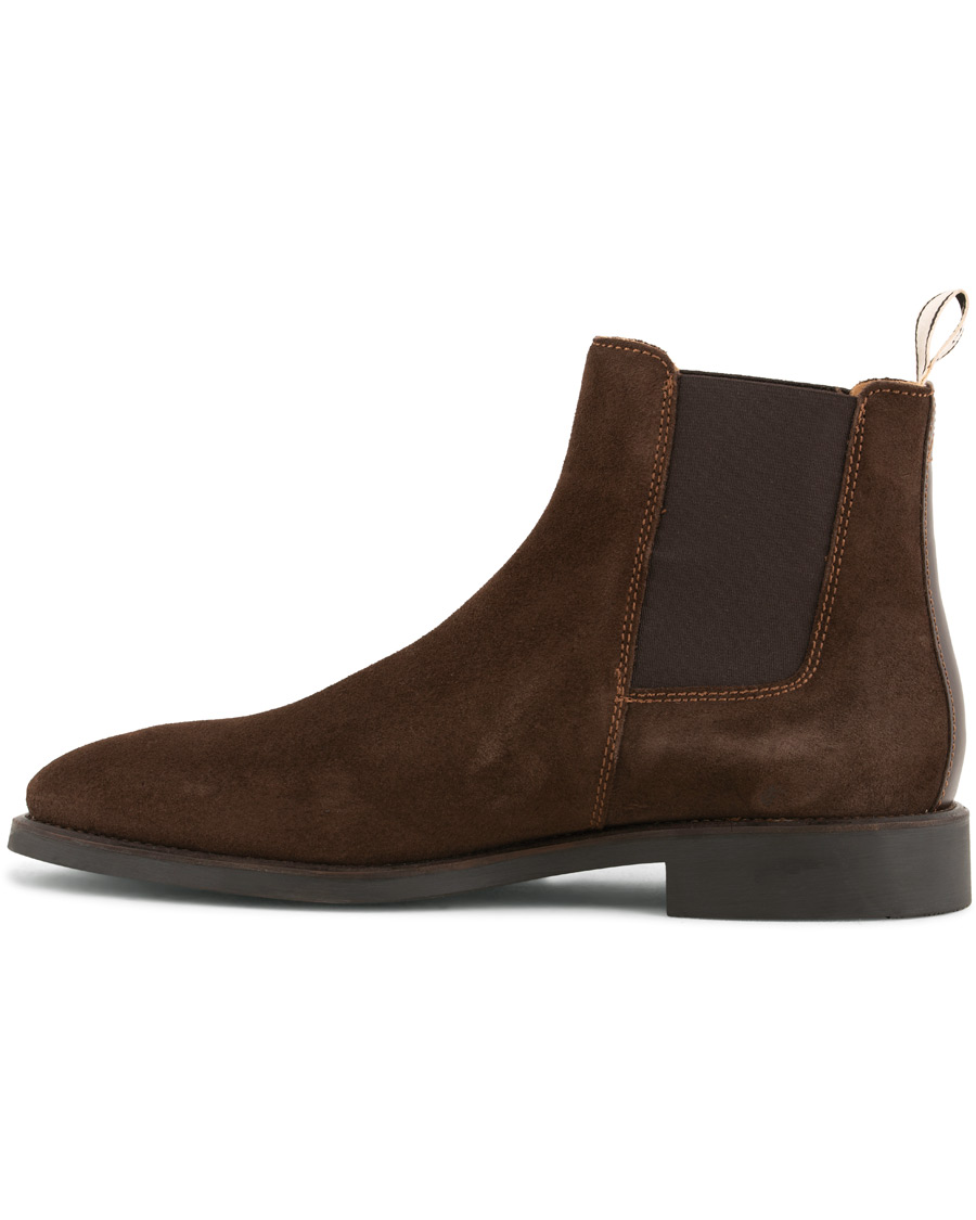 Herr | GANT James Chelsea Boot Dark Brown Suede | GANT | James Chelsea Boot Dark Brown Suede