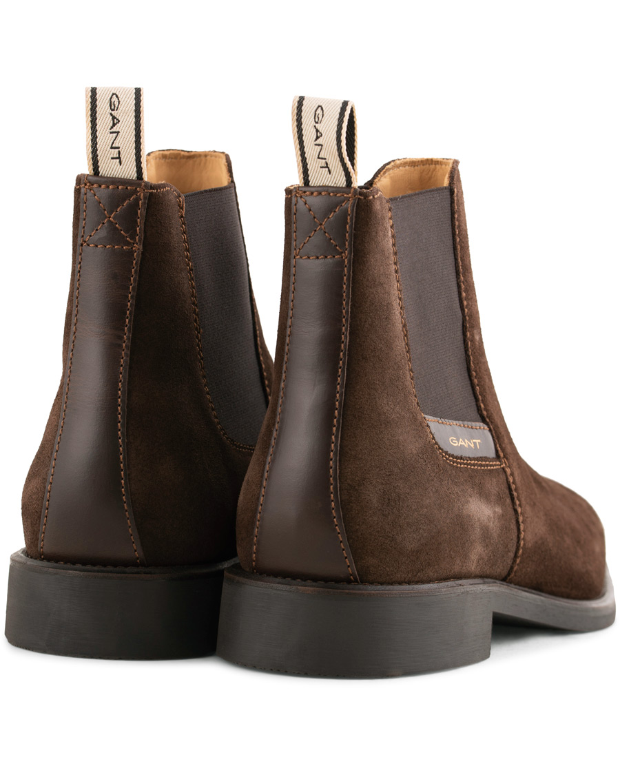 Herr | GANT James Chelsea Boot Dark Brown Suede | GANT | James Chelsea Boot Dark Brown Suede