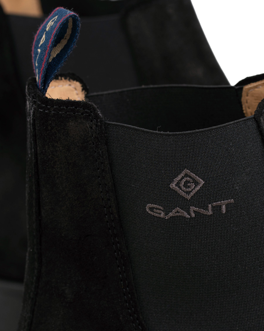 Herr | GANT Oscar Chelsea Boot Black Suede | GANT | Oscar Chelsea Boot Black Suede