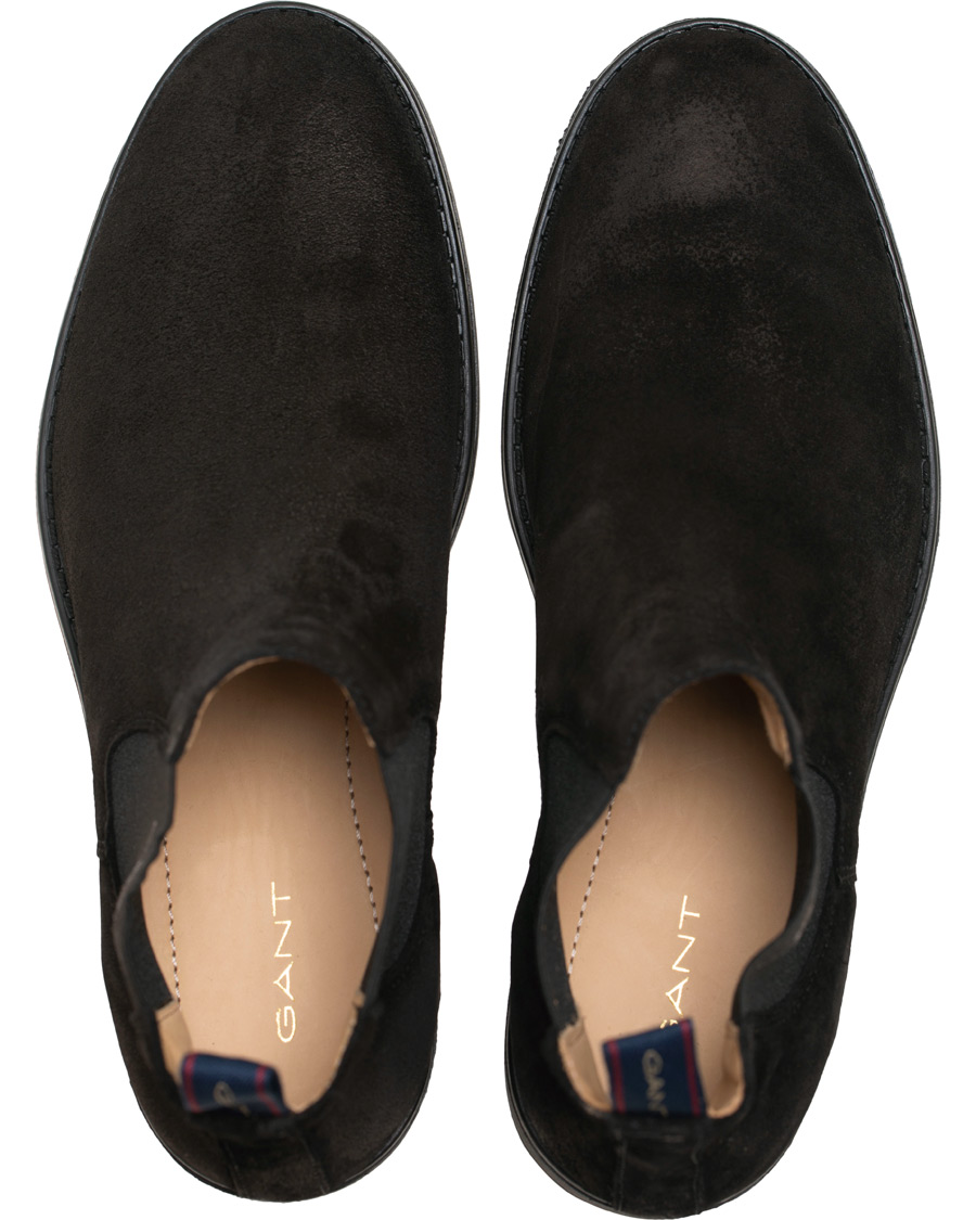 Herr | GANT Oscar Chelsea Boot Black Suede | GANT | Oscar Chelsea Boot Black Suede