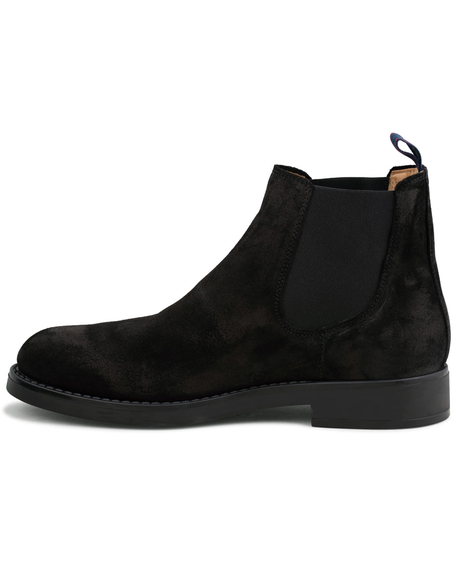 Herr | GANT Oscar Chelsea Boot Black Suede | GANT | Oscar Chelsea Boot Black Suede