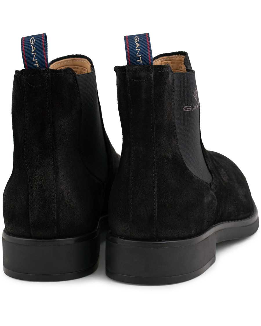 Herr | GANT Oscar Chelsea Boot Black Suede | GANT | Oscar Chelsea Boot Black Suede