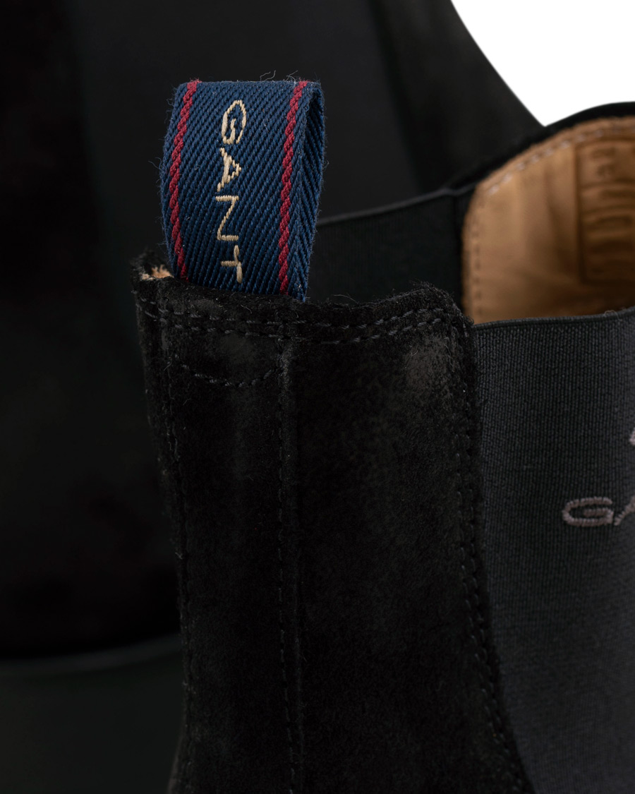 Herr | GANT Oscar Chelsea Boot Black Suede | GANT | Oscar Chelsea Boot Black Suede