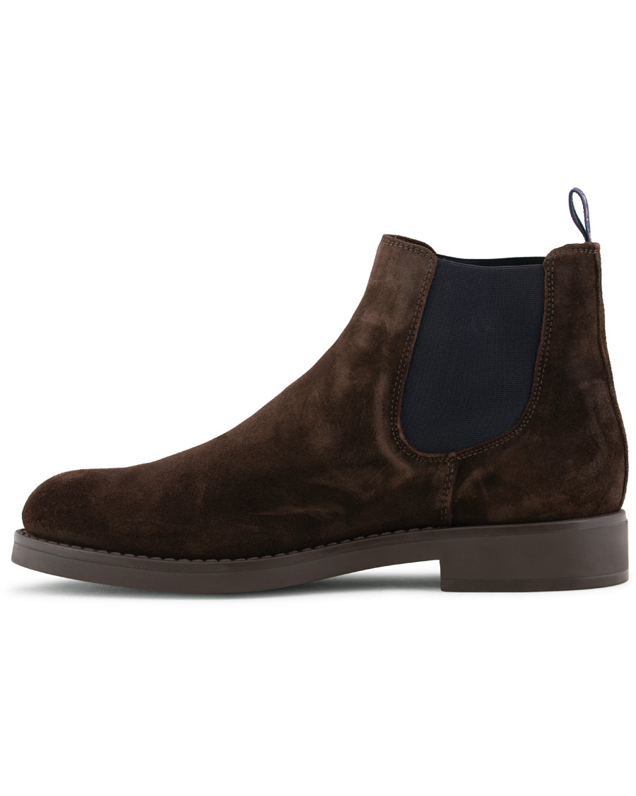 Herr | GANT Oscar Chelsea Boot Dark Brown Suede | GANT | Oscar Chelsea Boot Dark Brown Suede