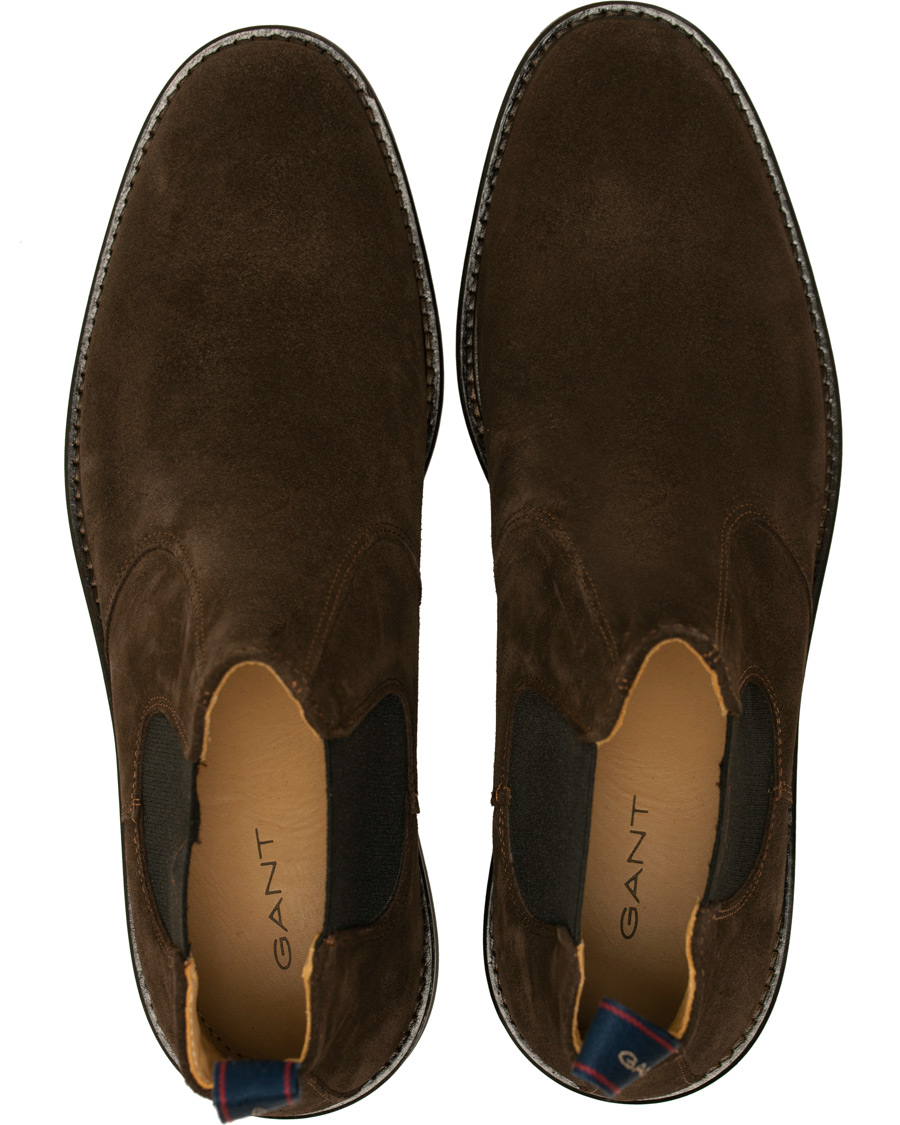 GANT Spencer Chelsea Boot Dark Brown Suede