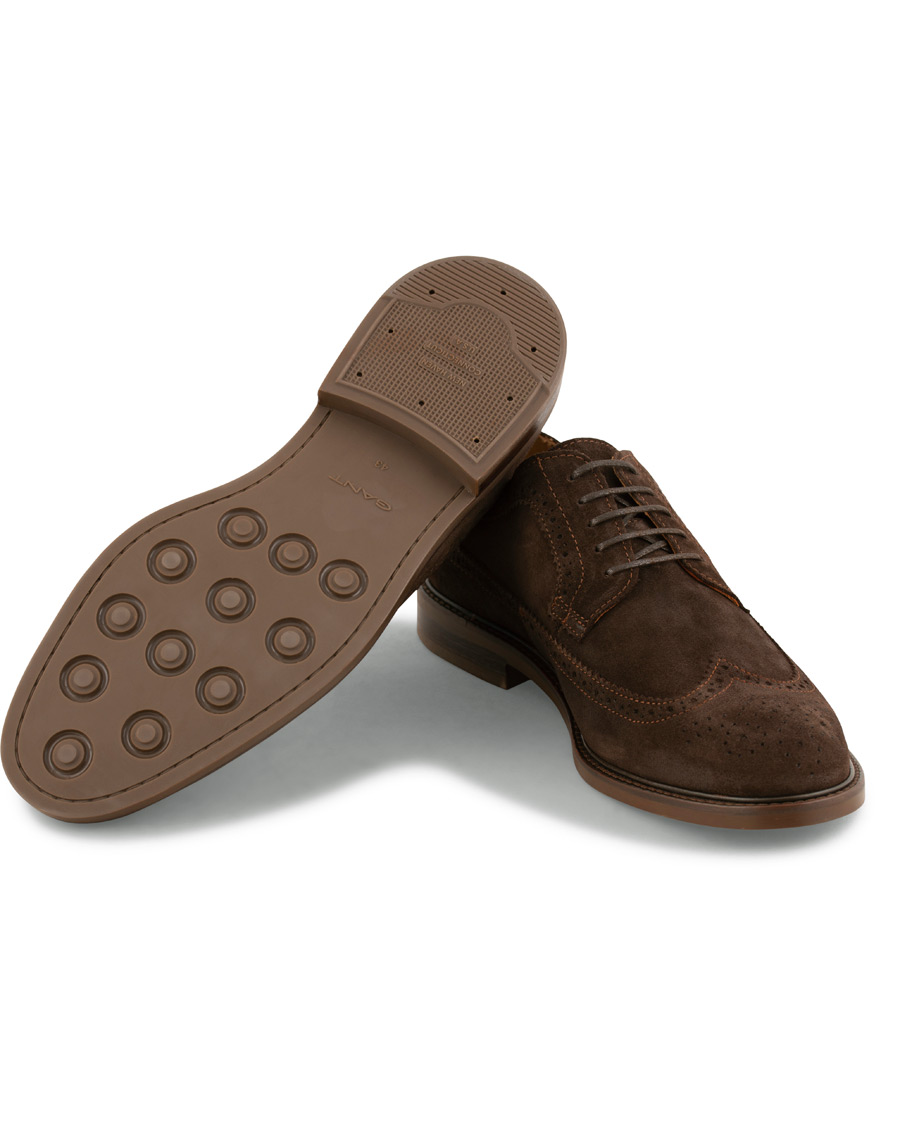 Herr | GANT Ricardo Brouge Dark Brown Suede | GANT | Ricardo Brouge Dark Brown Suede