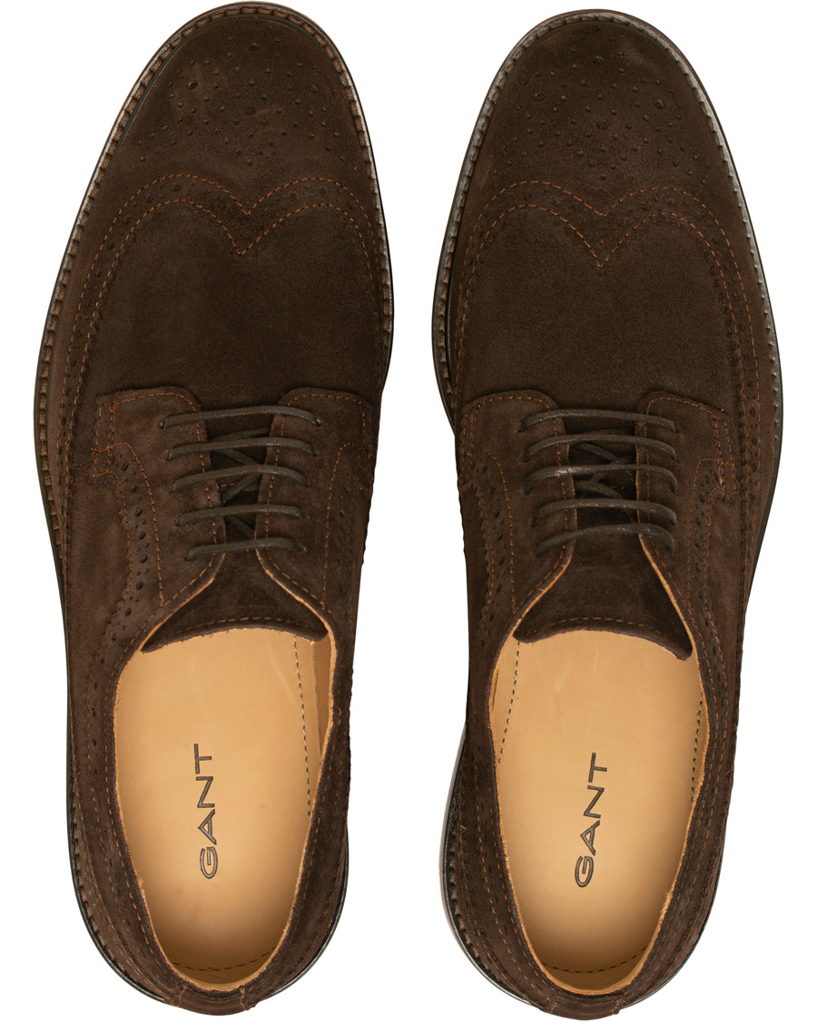 Herr | GANT Ricardo Brouge Dark Brown Suede | GANT | Ricardo Brouge Dark Brown Suede