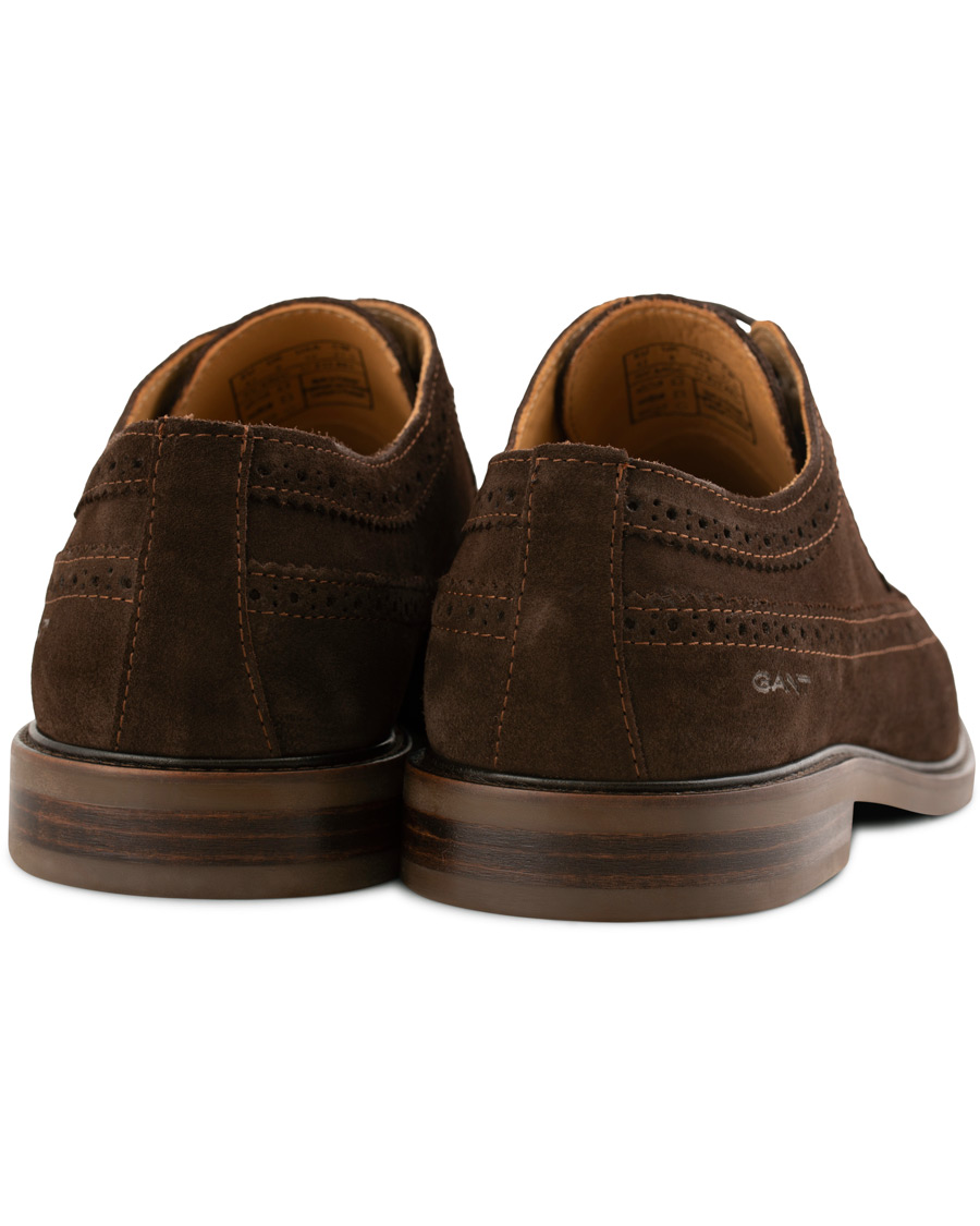 Herr | GANT Ricardo Brouge Dark Brown Suede | GANT | Ricardo Brouge Dark Brown Suede