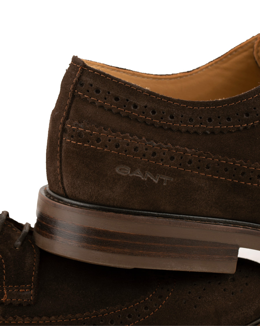 Herr | GANT Ricardo Brouge Dark Brown Suede | GANT | Ricardo Brouge Dark Brown Suede