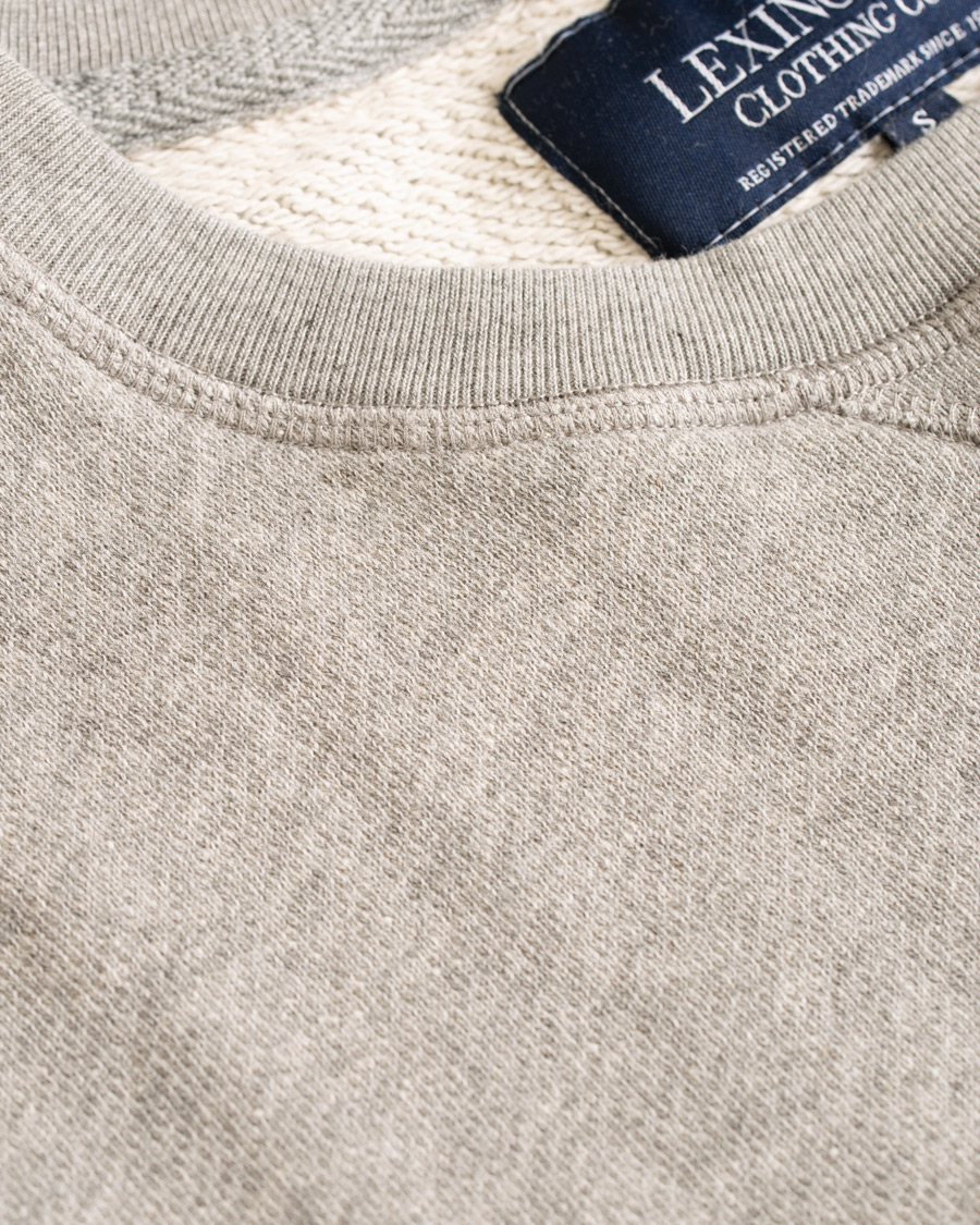 Herr | Tröjor | Lexington | Lucas Sweatshirt Heather Grey Melange