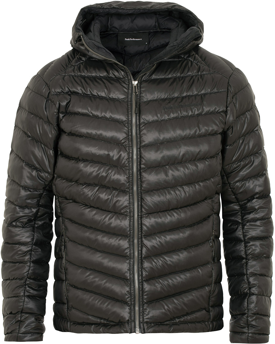 Herr | Jackor | Peak Performance | Ice Down Hooded Jacket Black