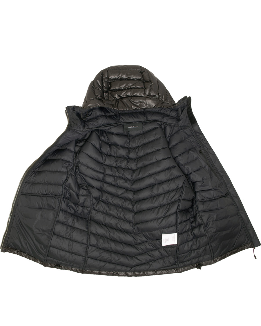 Herr | Jackor | Peak Performance | Ice Down Hooded Jacket Black