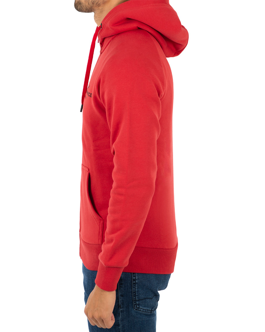 Herr | Tröjor | Peak Performance | Logo Zip Hoodie Red