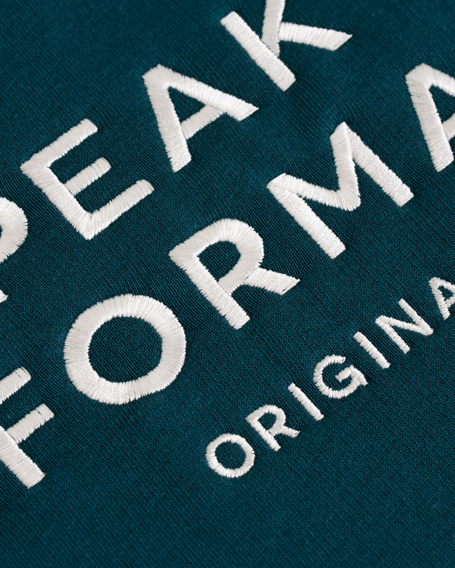 Herr | Tröjor | Peak Performance | Logo Crew Neck Sweatshirt Teal Extreme