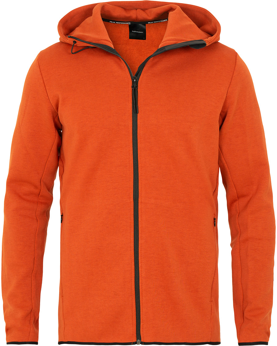 Herr | Tröjor | Peak Performance | Tech Full Zip Hoodie Desert Clay