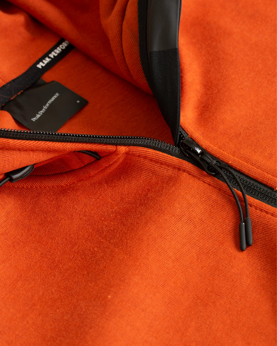 Herr | Tröjor | Peak Performance | Tech Full Zip Hoodie Desert Clay