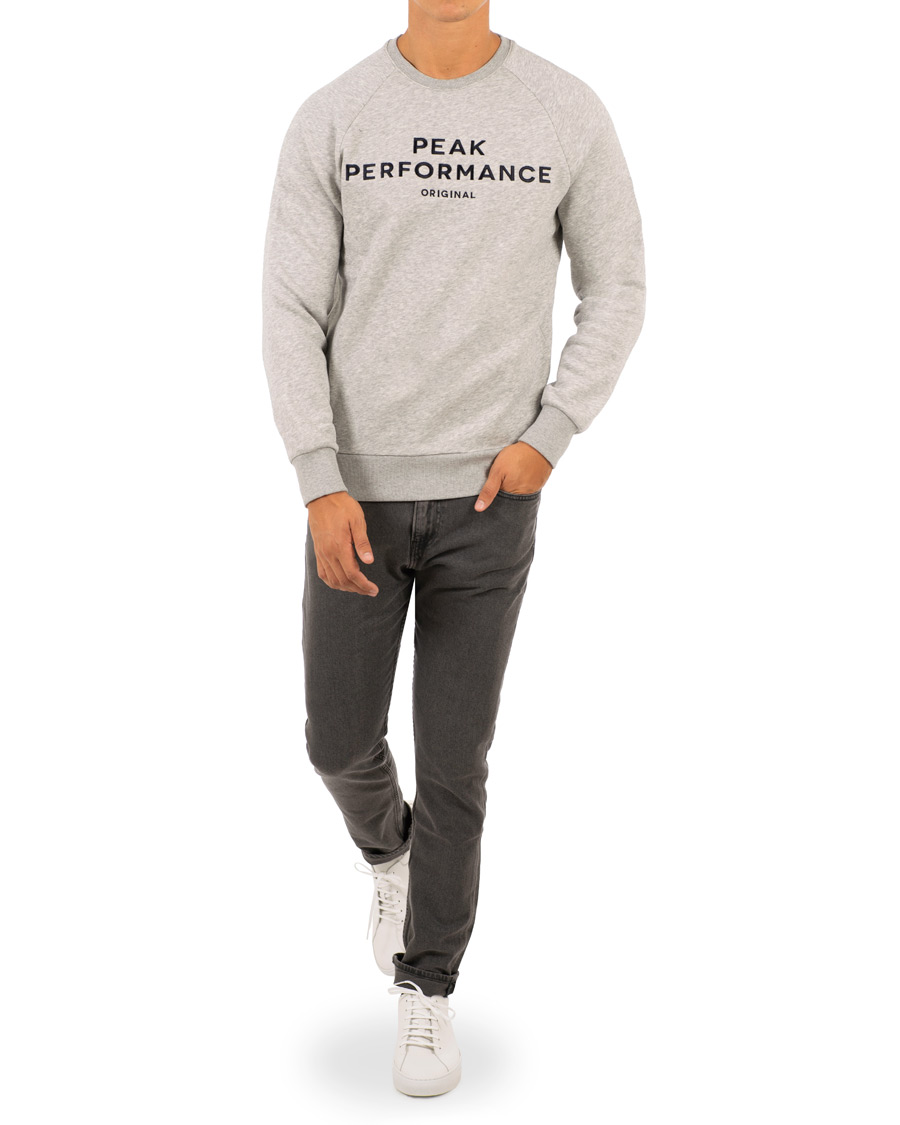 Herr | Tröjor | Peak Performance | Original Crew Neck Sweatshirt Grey