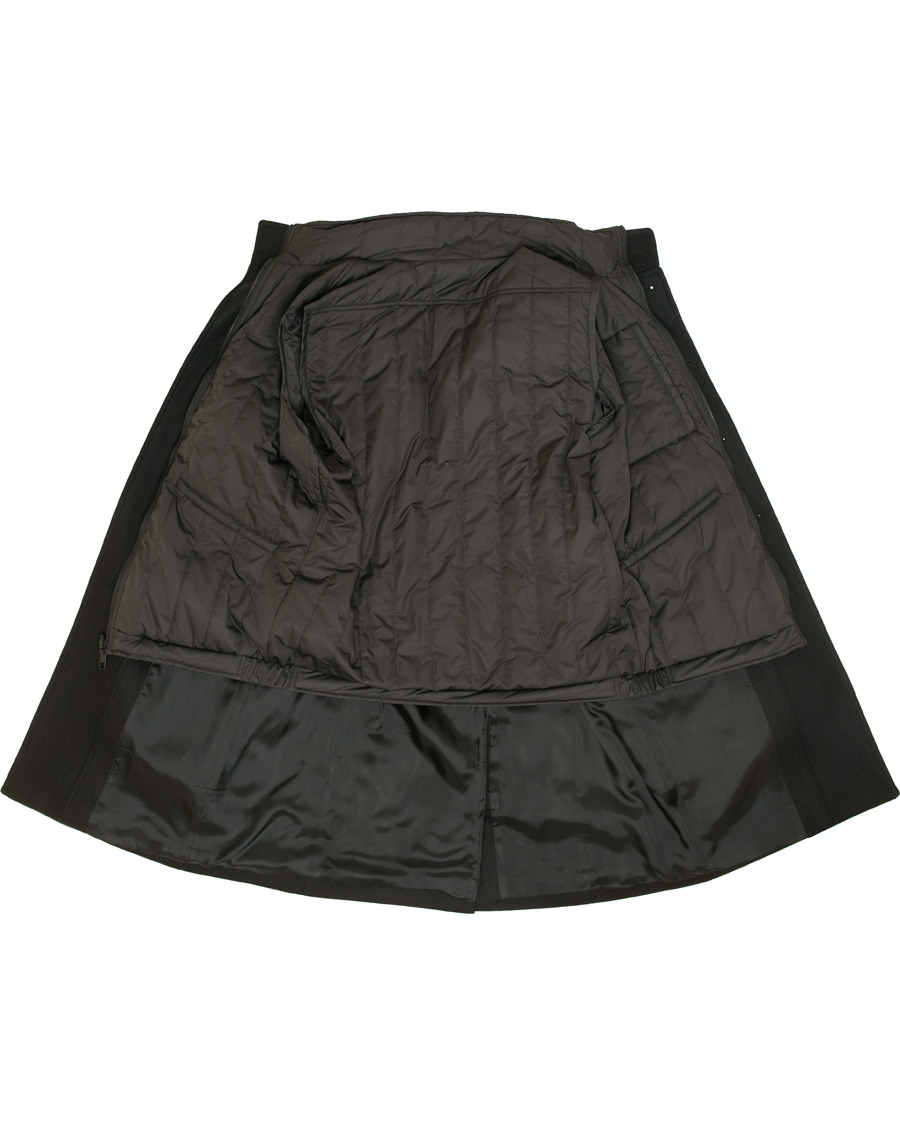 Herr | Jackor | J.Lindeberg | Gavin Stand Up Collar Compact Melton Coat Black