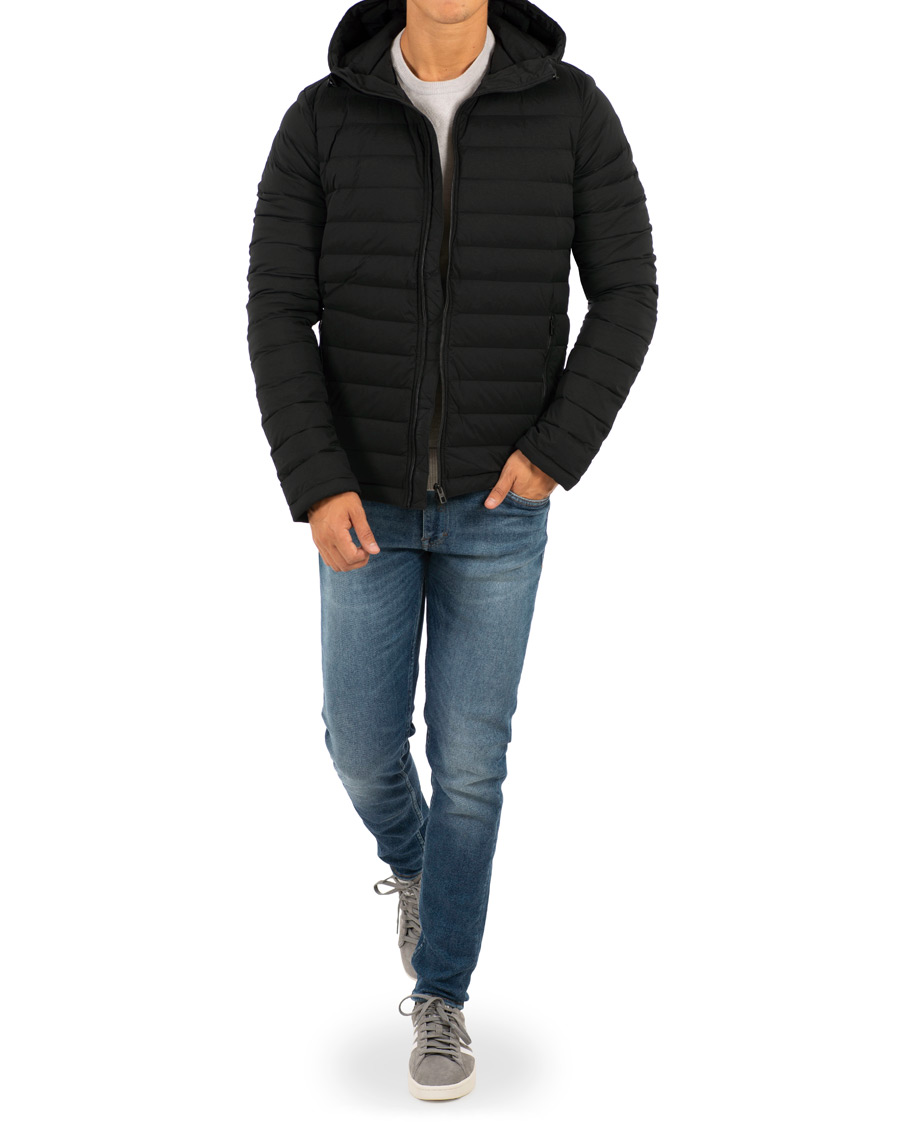 Herr | Jackor | J.Lindeberg | M EACE Hooded Down Liner Jacket Black
