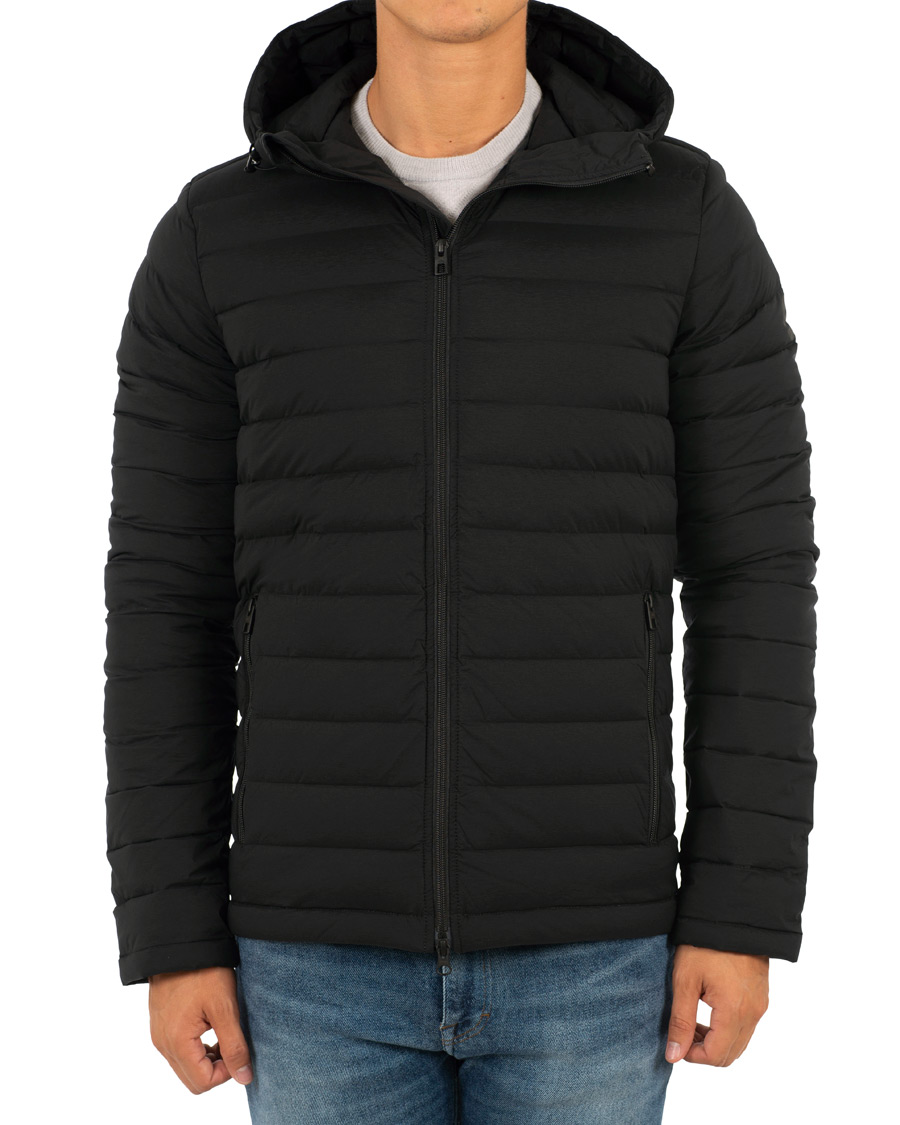 Herr | Jackor | J.Lindeberg | M EACE Hooded Down Liner Jacket Black