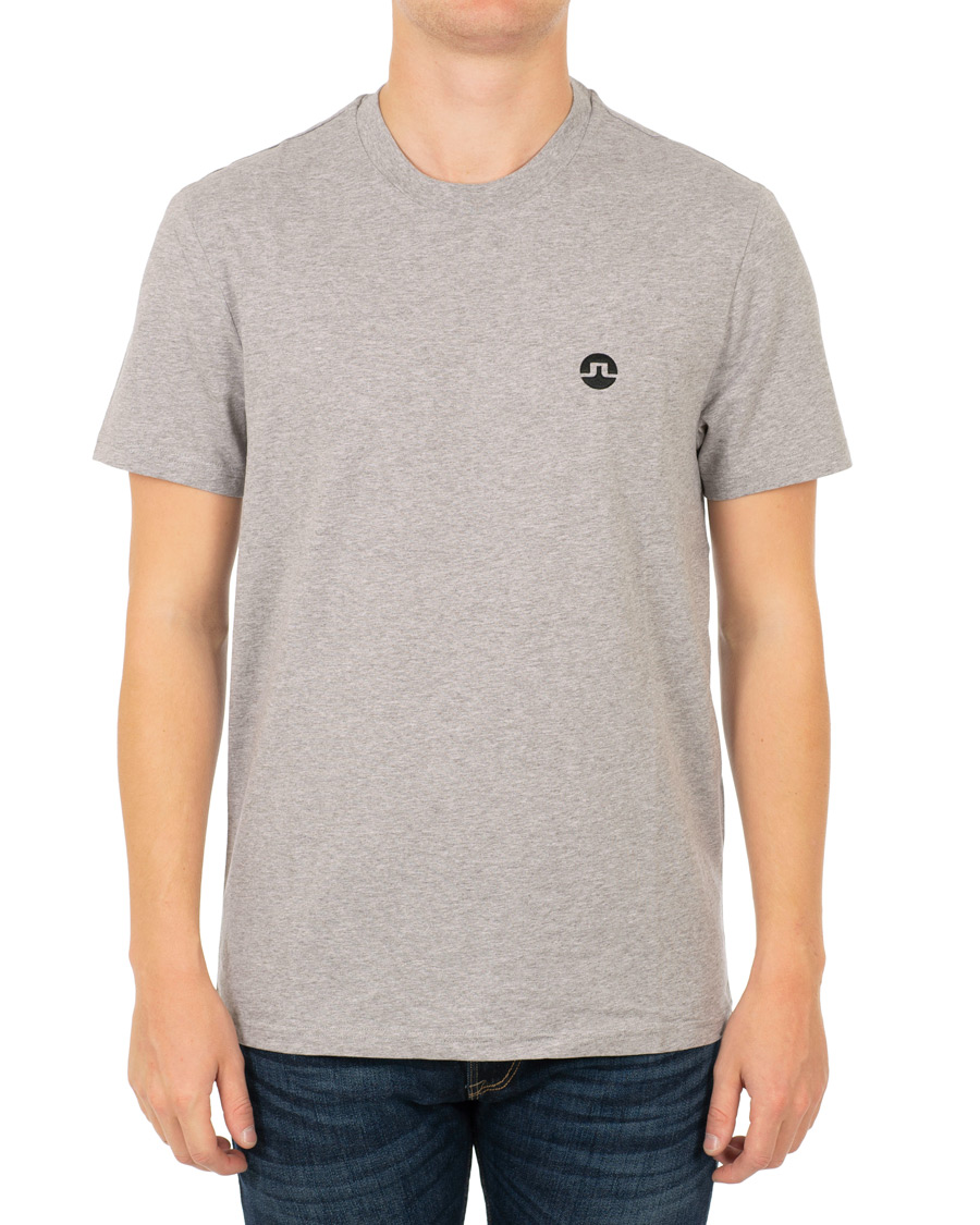 Herr | T-Shirts | J.Lindeberg | Bridge Crew Neck Tee Grey
