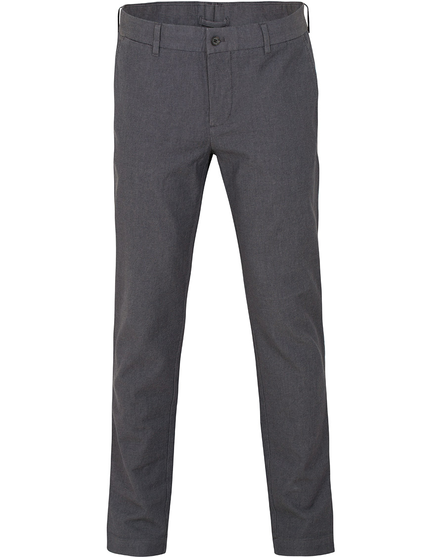 Herr | Byxor | J.Lindeberg | Chaze Flannel Twill Trousers Midnight