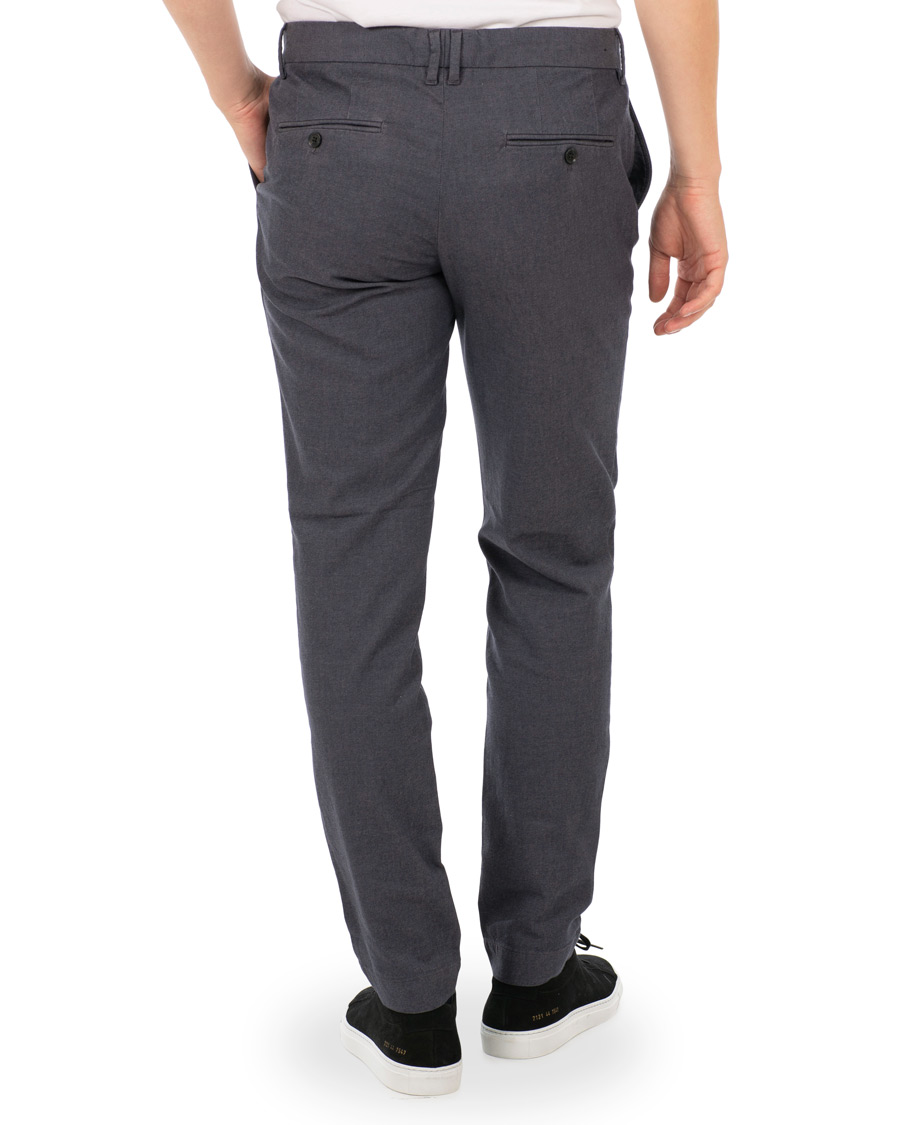 Herr | Byxor | J.Lindeberg | Chaze Flannel Twill Trousers Midnight