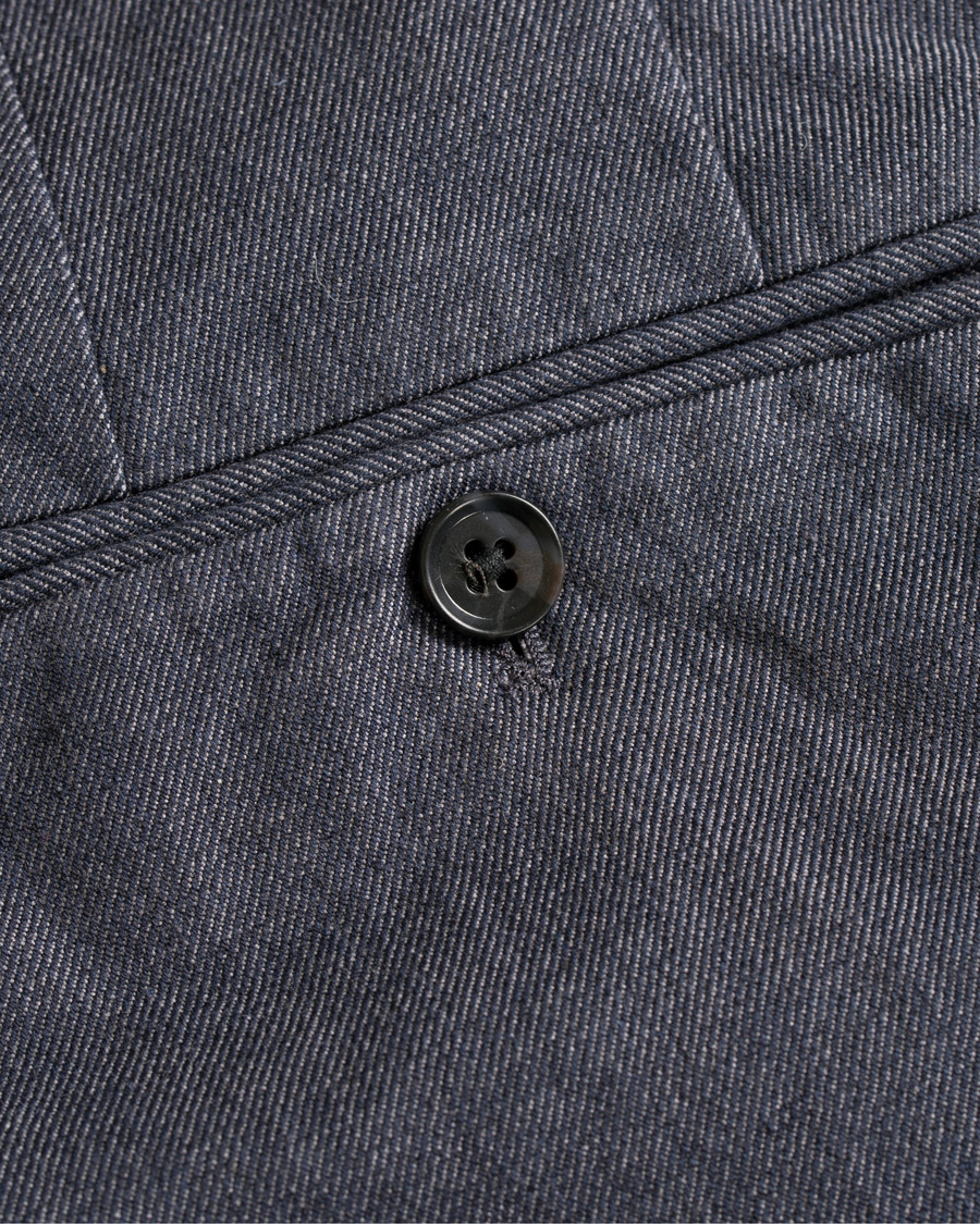 Herr | Byxor | J.Lindeberg | Chaze Flannel Twill Trousers Midnight