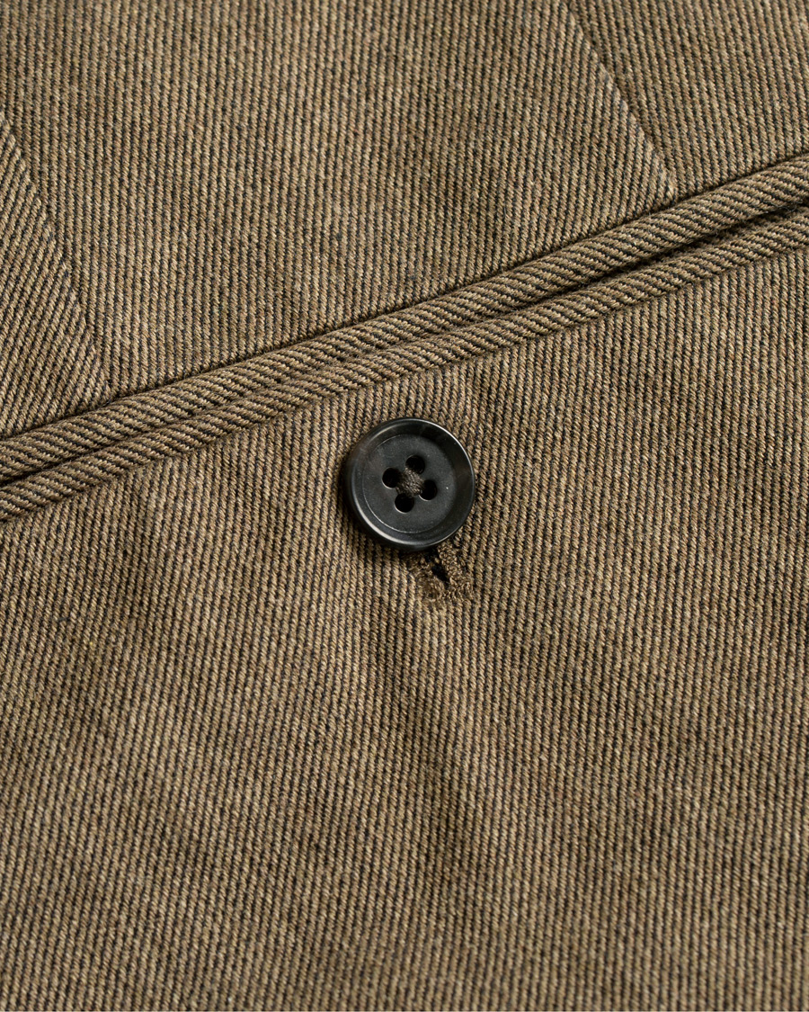Herr | Byxor | J.Lindeberg | Chaze Flannel Twill Trousers Olive