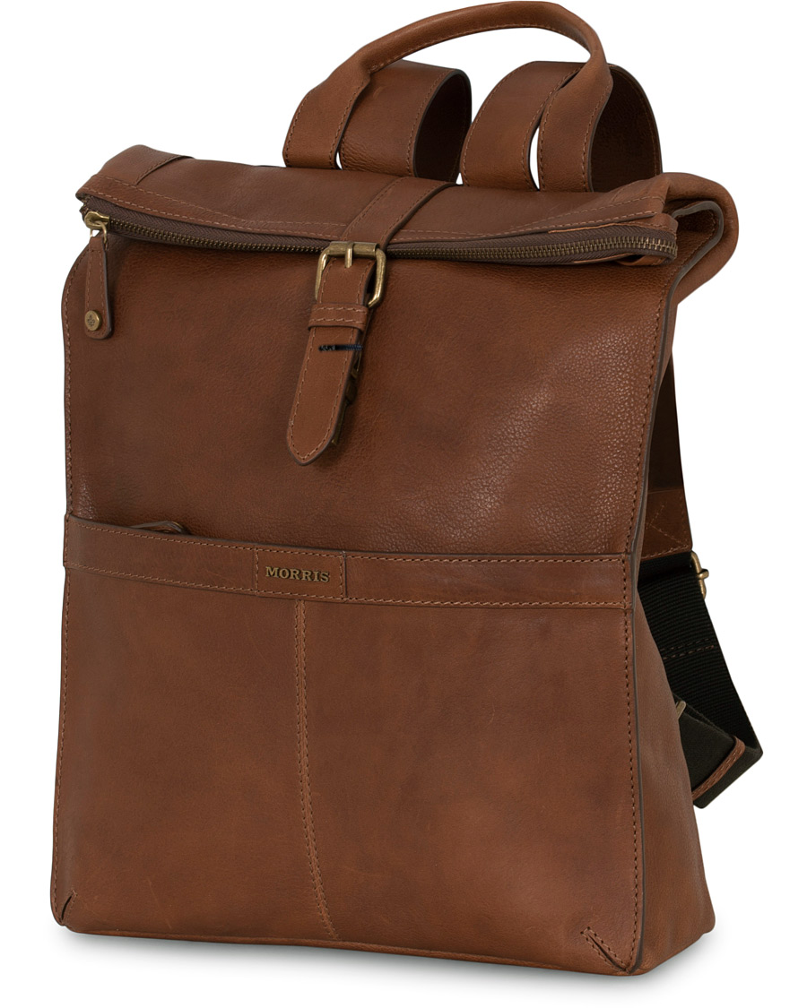 Herr | Väskor | Morris | Leather Backpack Cognac