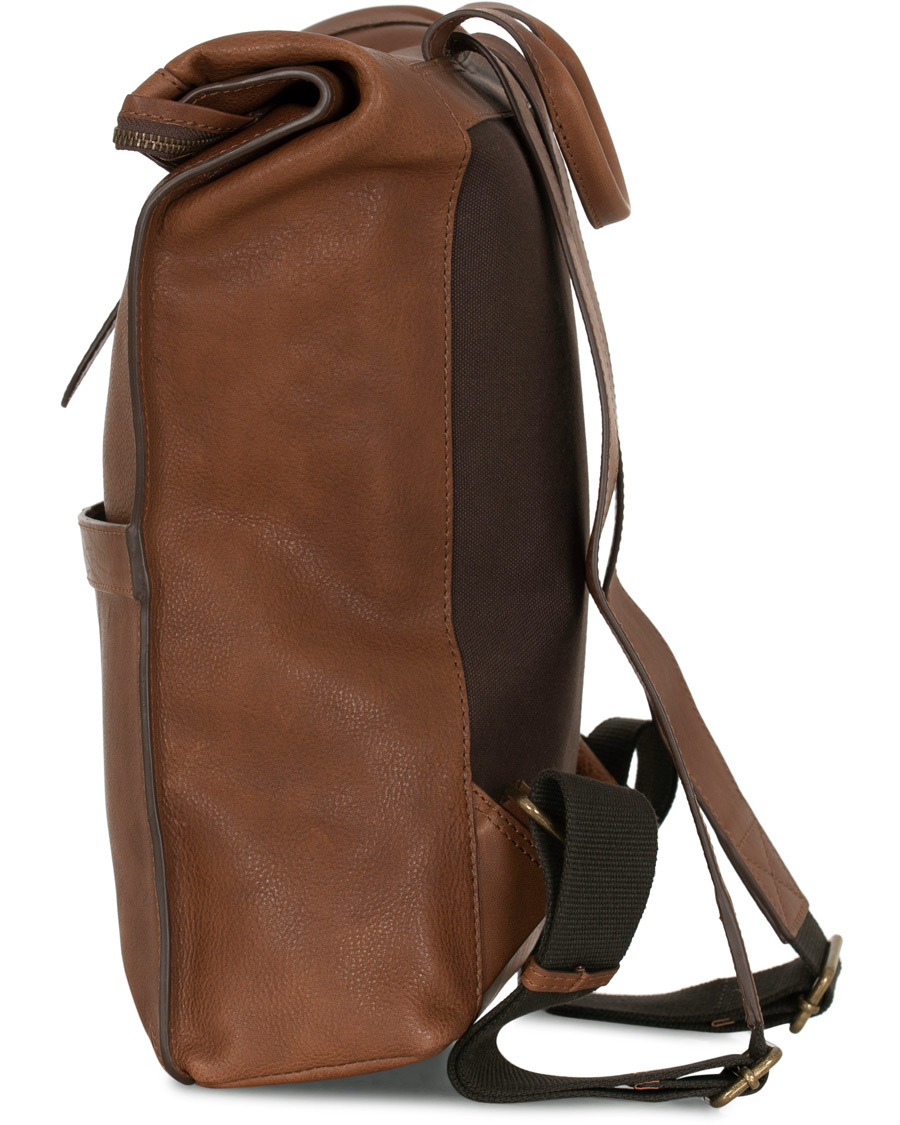 Herr | Väskor | Morris | Leather Backpack Cognac