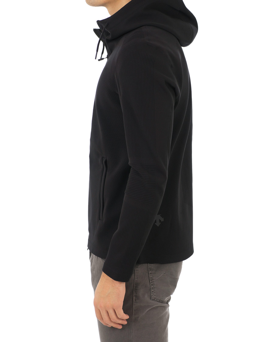 Herr | Tröjor | Descente Allterrain | Crescent Fusionknit Hoodie Jacket Black