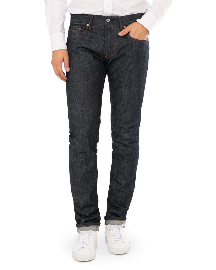 Herr | Jeans | C.O.F. Studio | M3 Regular Tapered Fit Selvedge Jeans Unwashed Blue
