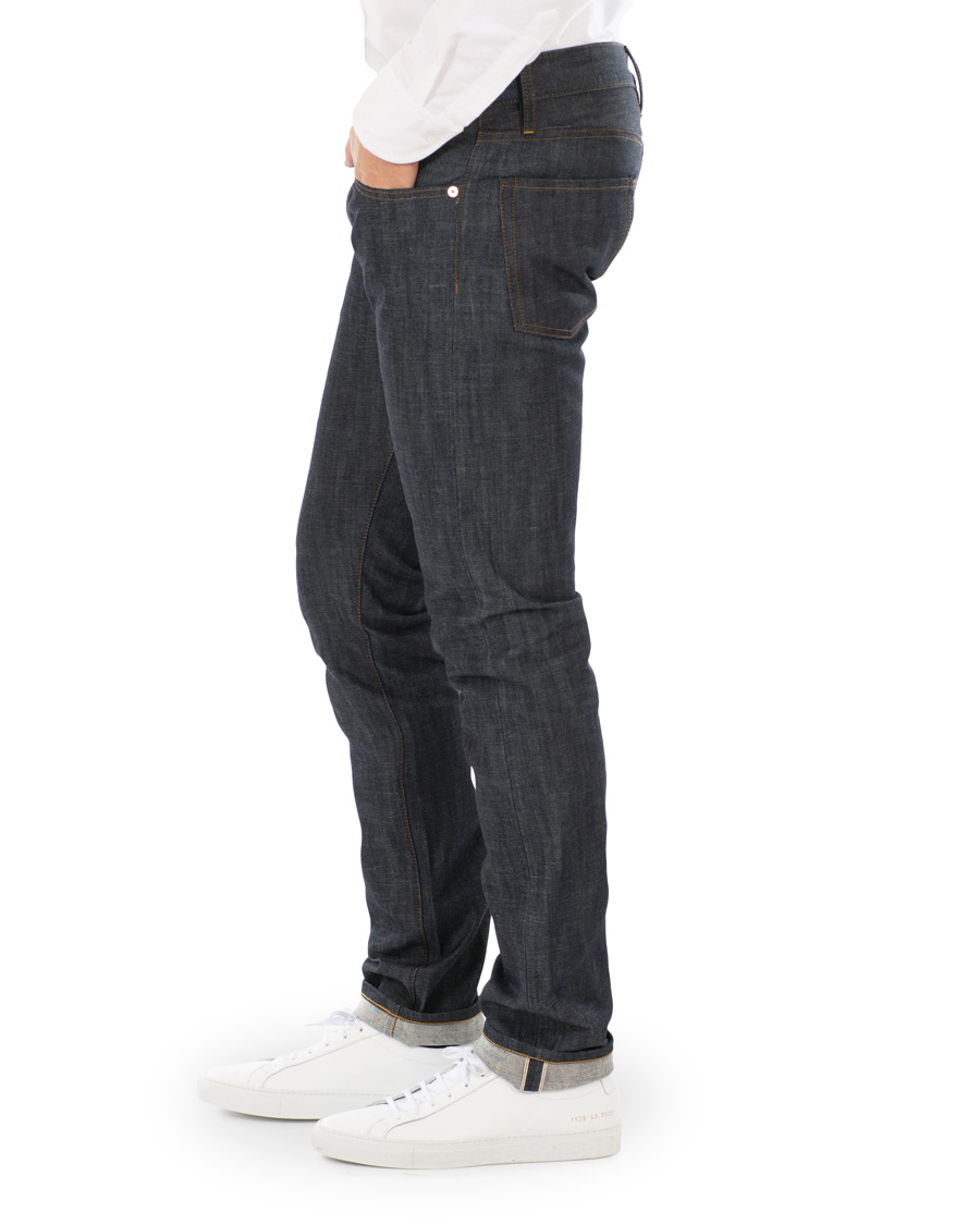 Herr | Jeans | C.O.F. Studio | M3 Regular Tapered Fit Selvedge Jeans Unwashed Blue