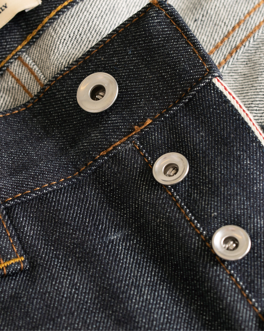 Herr | Jeans | C.O.F. Studio | M3 Regular Tapered Fit Selvedge Jeans Unwashed Blue