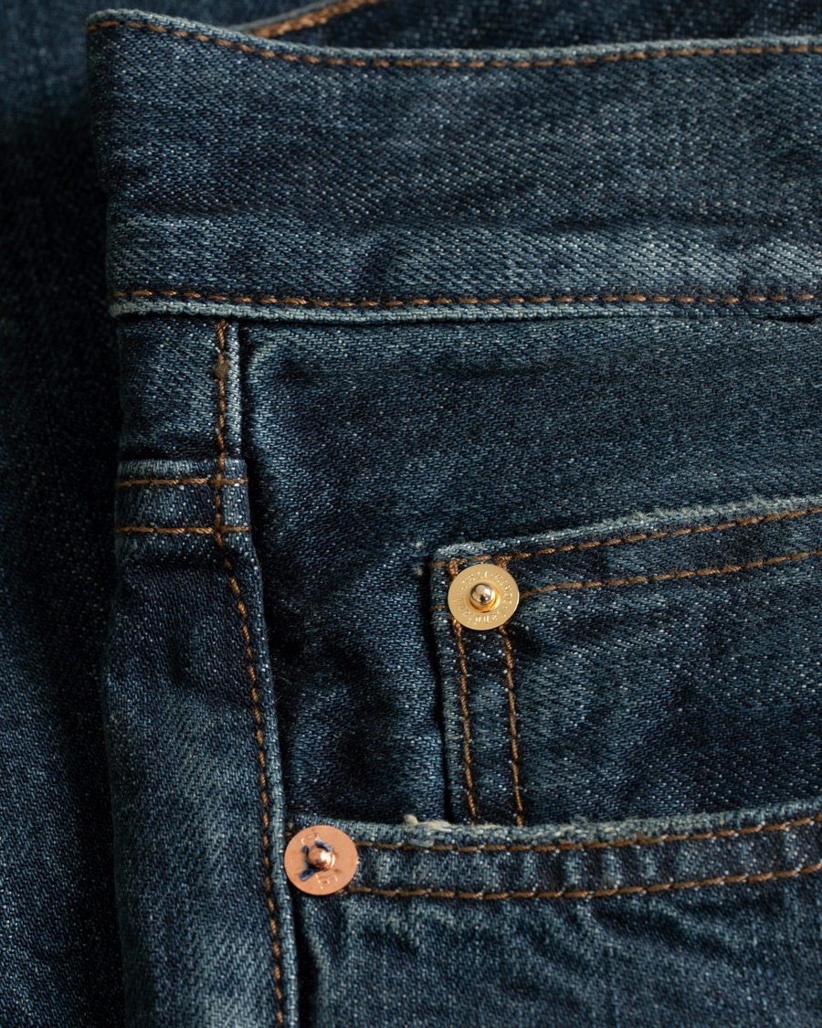 Herr | Jeans | C.O.F. Studio | M3 Regular Tapered Fit Selvedge Jeans 3 Months Blue