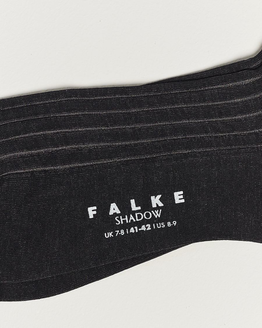 Herr | Underkläder | Falke | Shadow Stripe Sock Grey/White