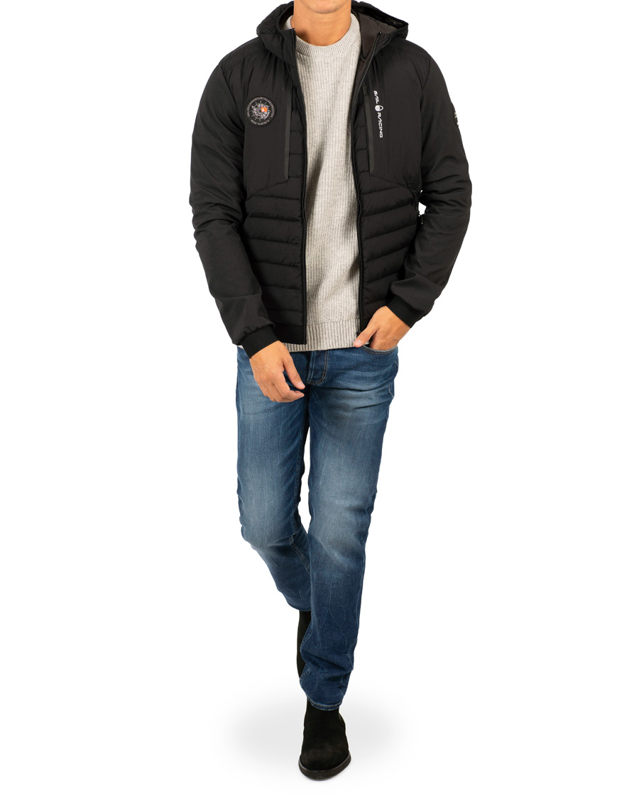 Herr | Jackor | Sail Racing | Antarctica Hybrid Hooded Jacket Carbon