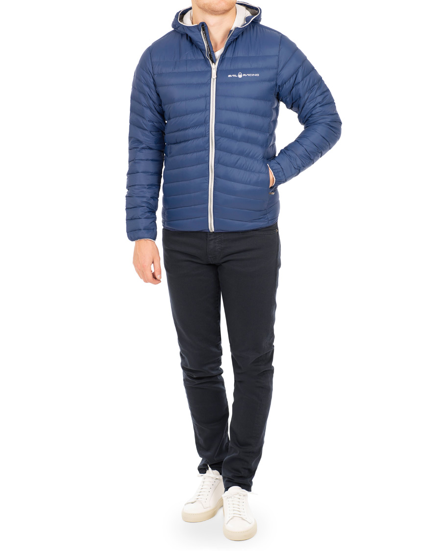 Herr | Jackor | Sail Racing | Link Down Hooded Jacket Storm Blue