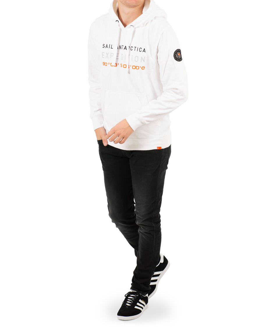 Herr | Tröjor | Sail Racing | Antarctica Hoodie White