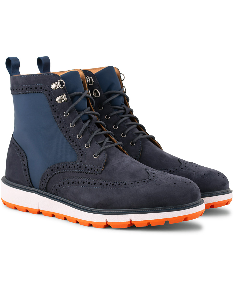 Swims Motion Wing Tip Boot Navy