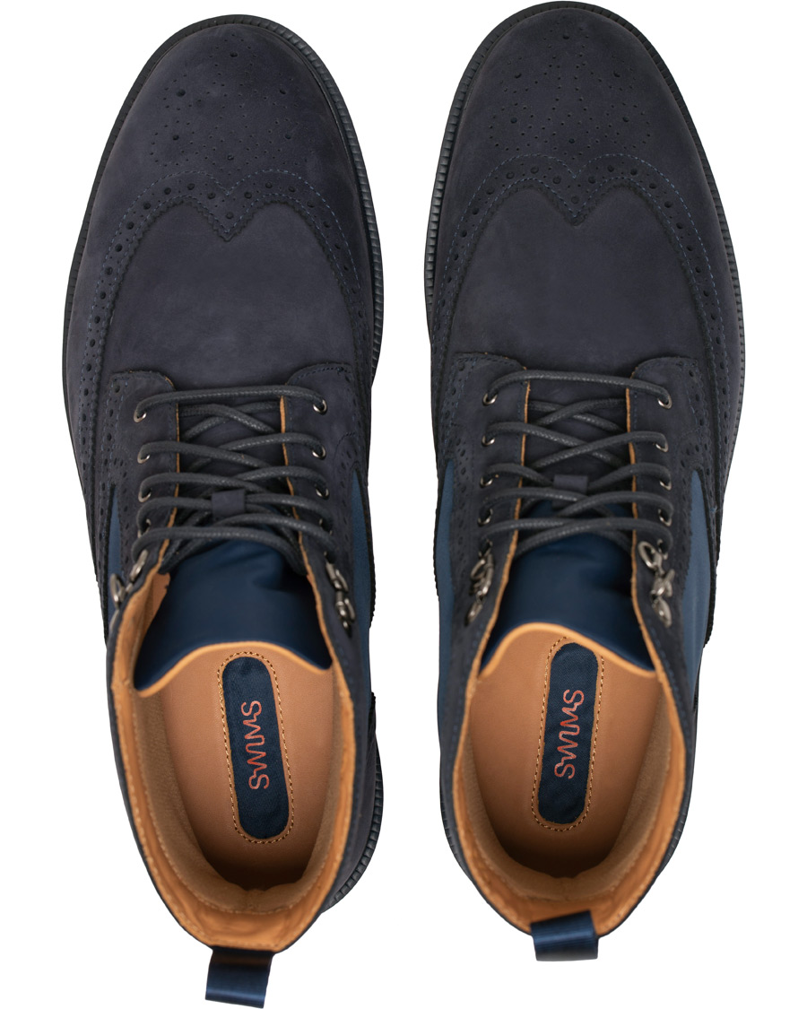 Herr | Swims Motion Wing Tip Boot Navy | Swims | Motion Wing Tip Boot Navy