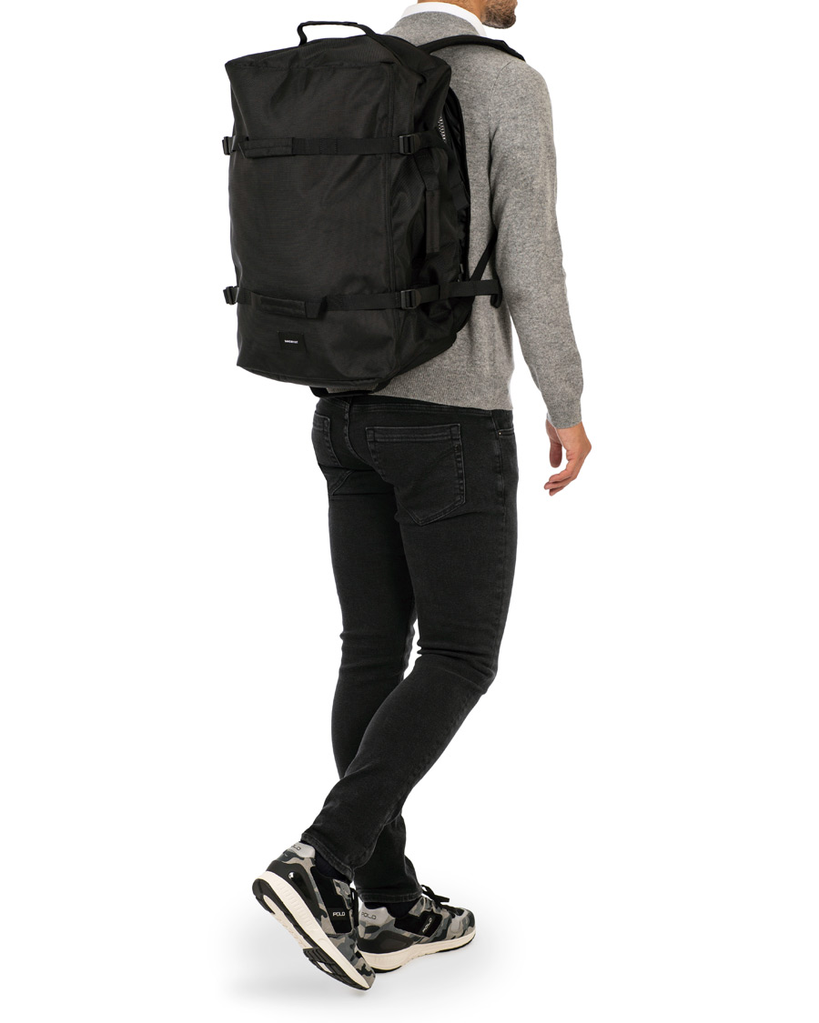 Herr | Väskor | Sandqvist | Zack 100% Recycled Duffelbag Black