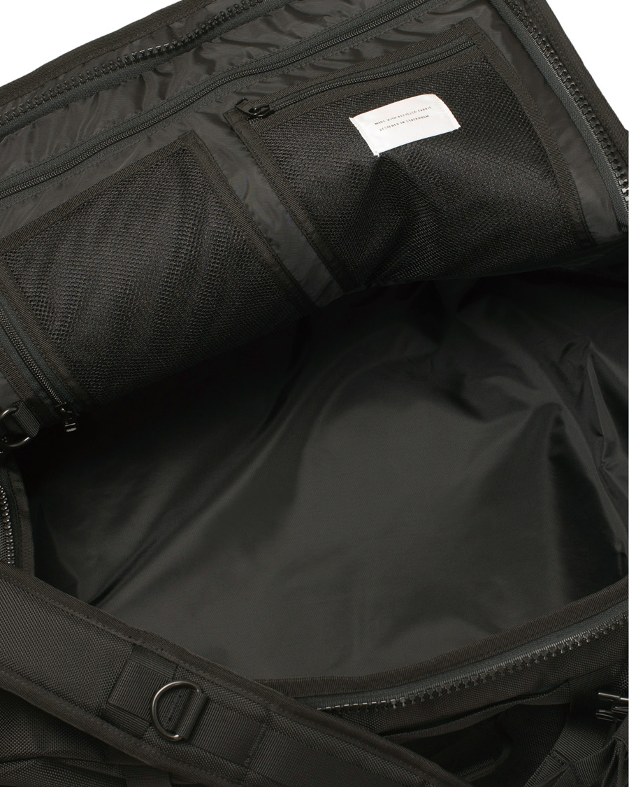 Herr | Väskor | Sandqvist | Zack 100% Recycled Duffelbag Black