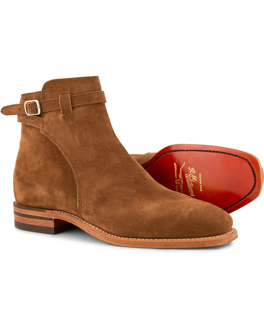 Herr | R.M.Williams Stockmans Jodhpur Boot Saddle Brown Suede | R.M.Williams | Stockmans Jodhpur Boot Saddle Brown Suede