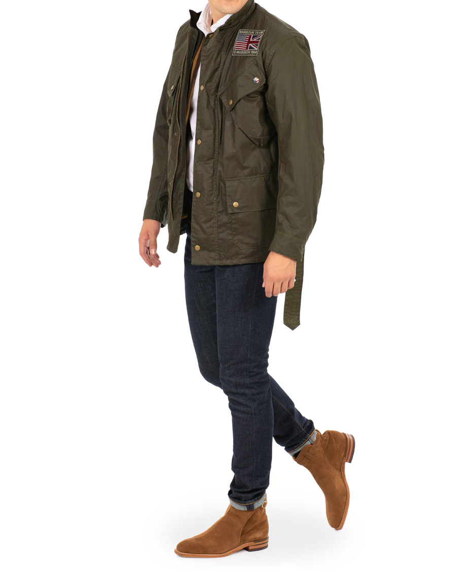 Herr | R.M.Williams Stockmans Jodhpur Boot Saddle Brown Suede | R.M.Williams | Stockmans Jodhpur Boot Saddle Brown Suede